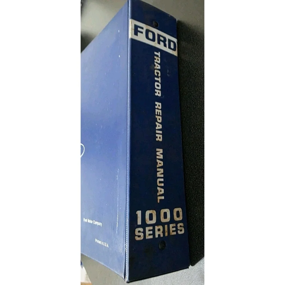 Ford 1300 1500 1700 1900 Tractor Repair Manual Original 3 Ring‎ Ford Binder